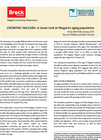 Region Building Series #1: Growing Niagara - A closer look at Niagara’s aging population