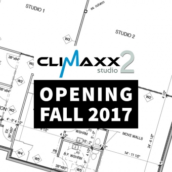 Climaxx is Expanding! Studio2 Opening Fall 2017