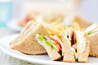 A sandwich, please. Hold the bread