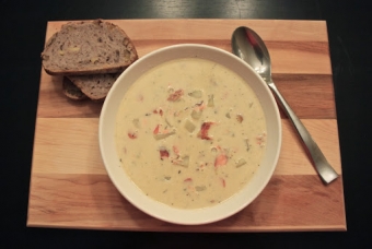 The conflicted vegetarian and her chowder