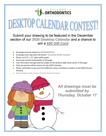 December Desktop Calendar Contest
