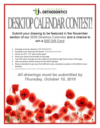 November Desktop Calendar Contest
