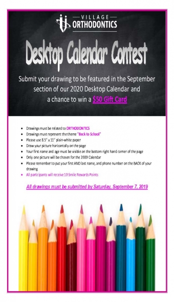 September Desktop Calendar Contest