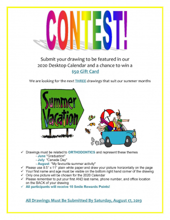Summer Desktop Calendar Contest