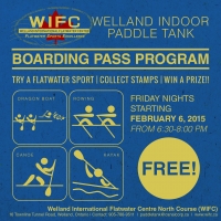 Boarding Pass Program: The Welland Indoor Paddle Tank Welcomes You