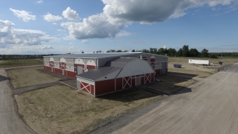West Niagara Agricultural Centre from above