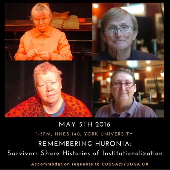May 5th – Discussion with Huronia Survivors
