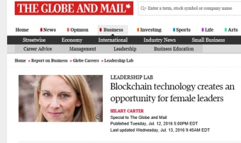 #Blockchain technology creates a new opportunity for female leaders