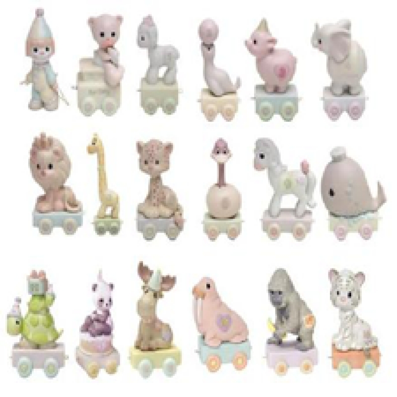Precious Moments Birthday Train Animals Hallmark Awesome Gifts