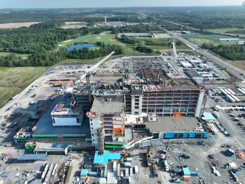 Tower Crane Removal Marks Project Progress