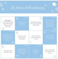 The Season for Giving: 26 Acts of Kindness