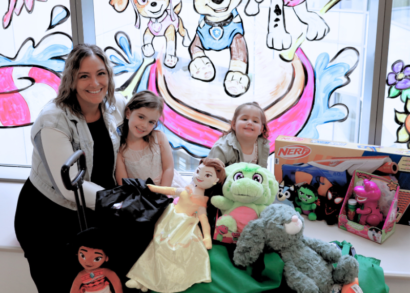 Small gifts bring comfort to children in hospital