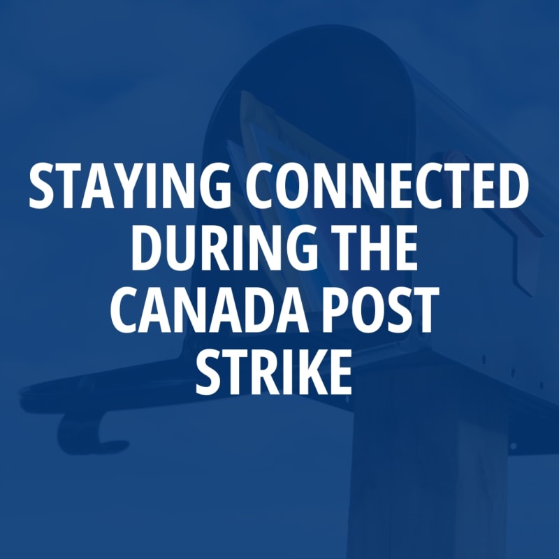 Canada Post Strike: Staying Connected