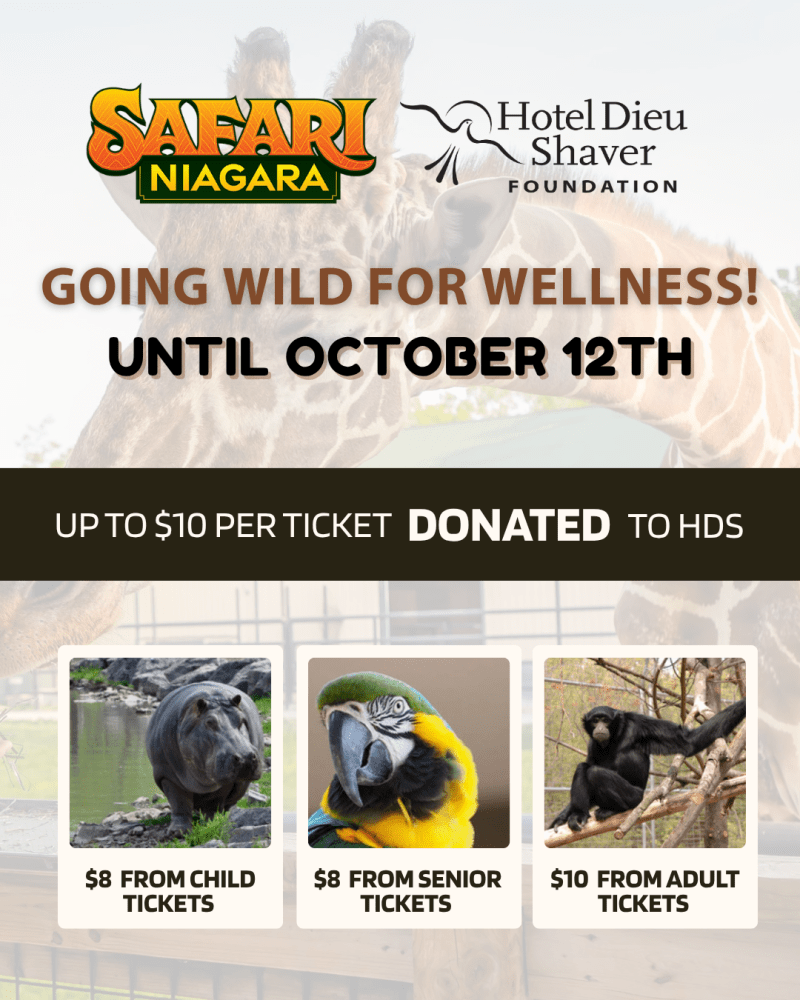 HDS Foundation & Safari Niagara are making a roaring impact!