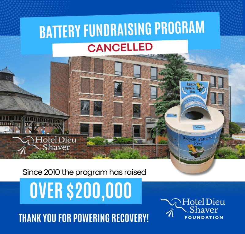 Battery Fundraising Program - Cancelled