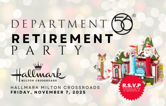 Join Us for the Department 56 Retirement Party – One Day Only Event! | November 7, 2025