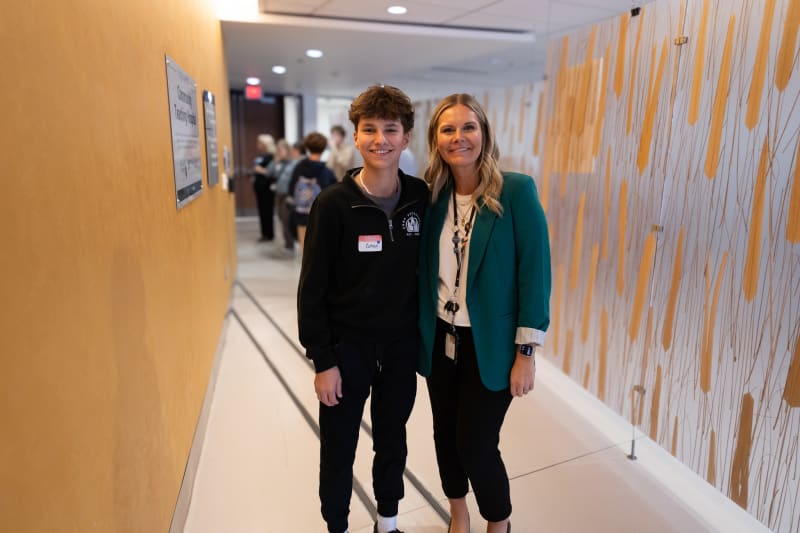 'I had no idea there were so many different jobs in a hospital' - Student during Take Our Kids to Work Day