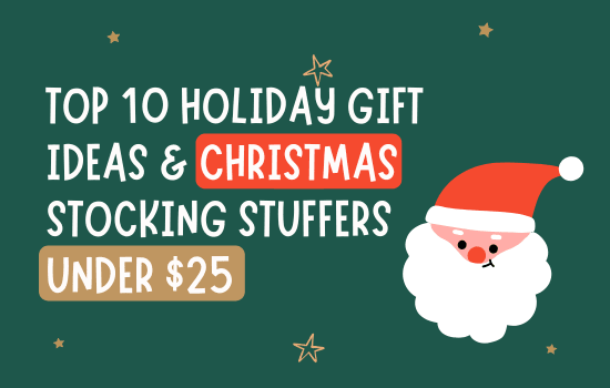 Top 10 Holiday Gift Ideas & Christmas Stocking Stuffers Under $25