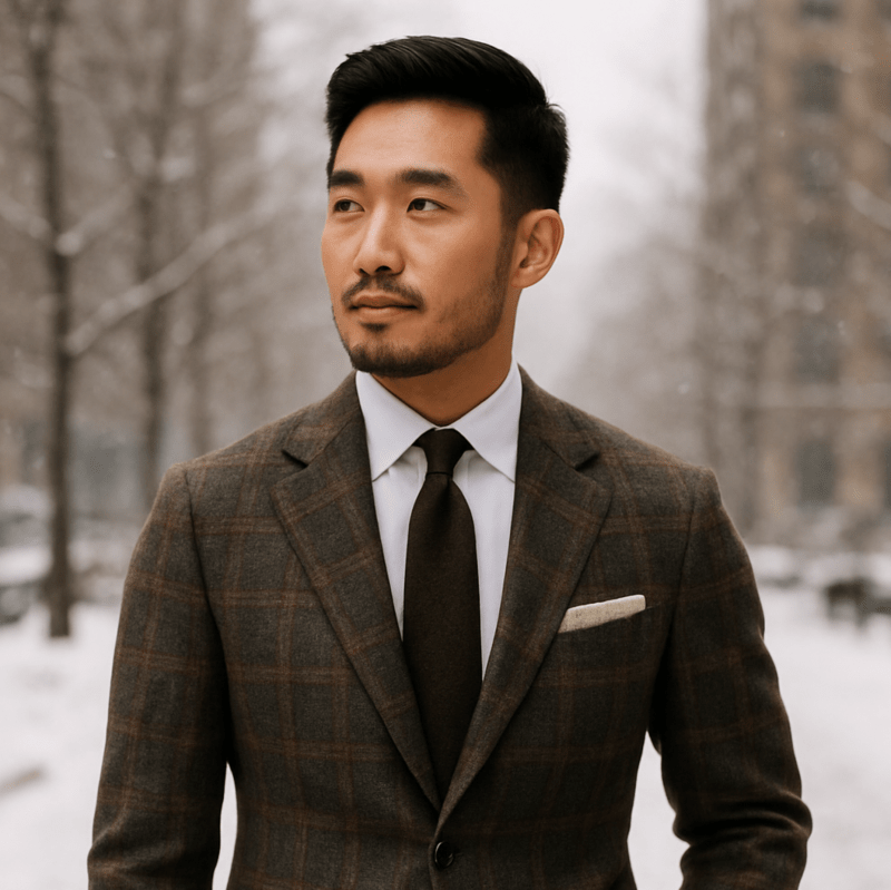 The Refined Warmth of Winter Flannel Suits for Men
