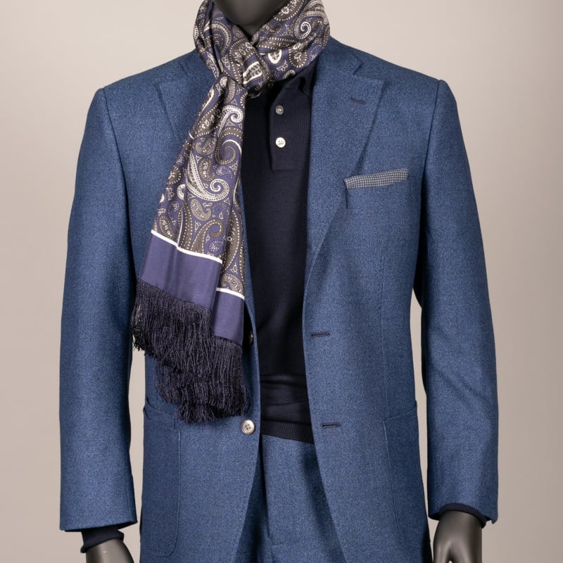 The Refined Warmth of Winter Flannel Suits for Men