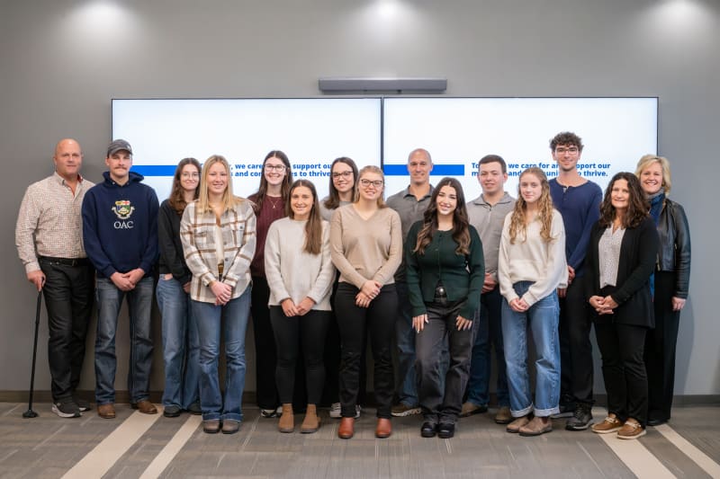 2025 Ayr Farmers Mutual Insurance Company Scholarship Recipients
