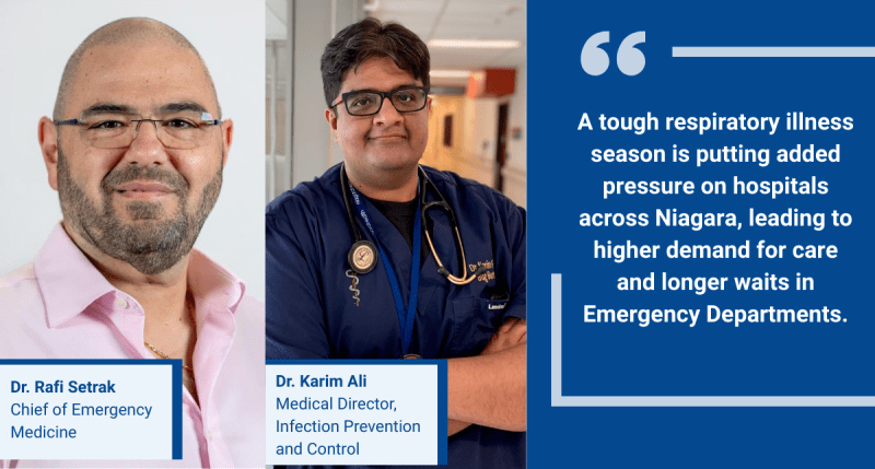 Respiratory illness season continues to strain Emergency Departments