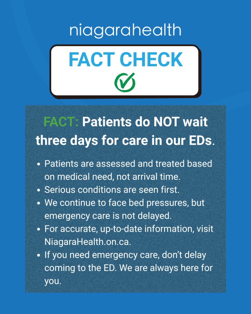 Setting the record straight on emergency department wait times