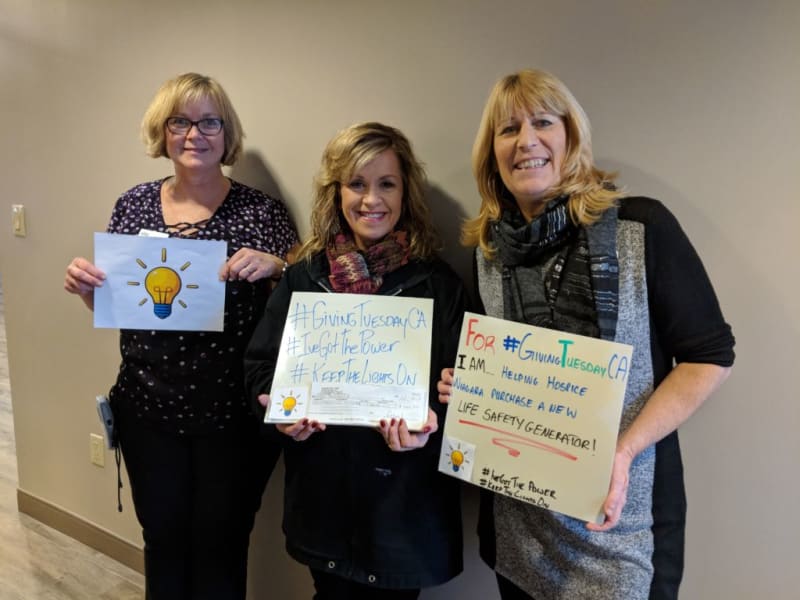 Join us in Donating to Hospice Niagara This Giving Tuesday!