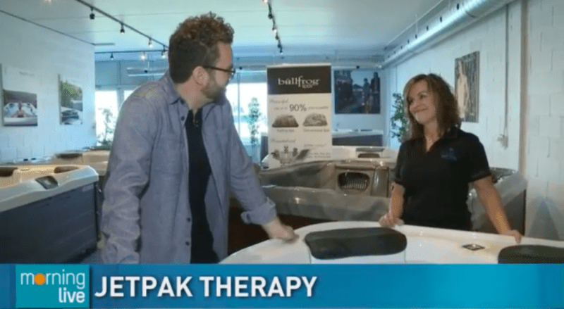 Niagara Hot Tubs Featured on CHCH Morning with Bullfrog