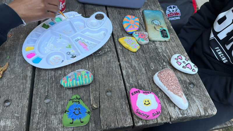 A Different Kind of Teamwork: Brock Fencing Gives Back to Hotel Dieu Shaver's Kindness Rock Garden