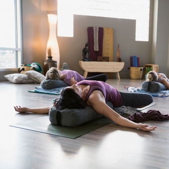 Restorative Yoga... not your typical yoga class but with all the same benefits. 