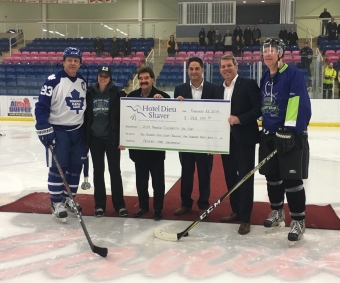 Celebrity Ice Cup Scores Big for Hotel Dieu Shaver