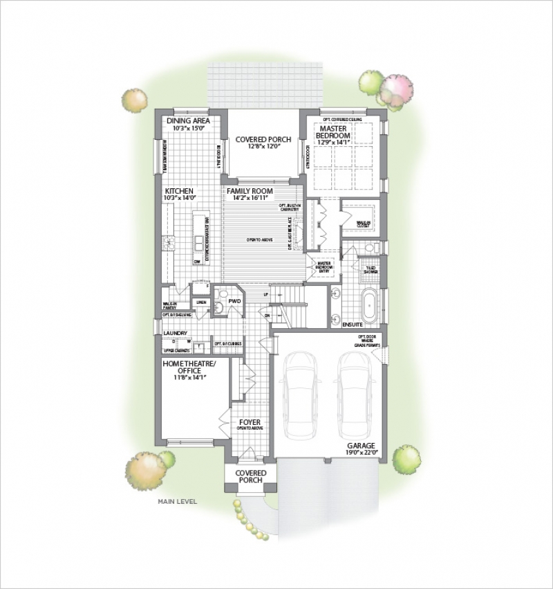 White Cedar Two storey Woodlands Preserve Detached Homes Guelph