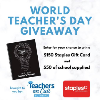 Enter to Win our Teacher Appreciation Contest