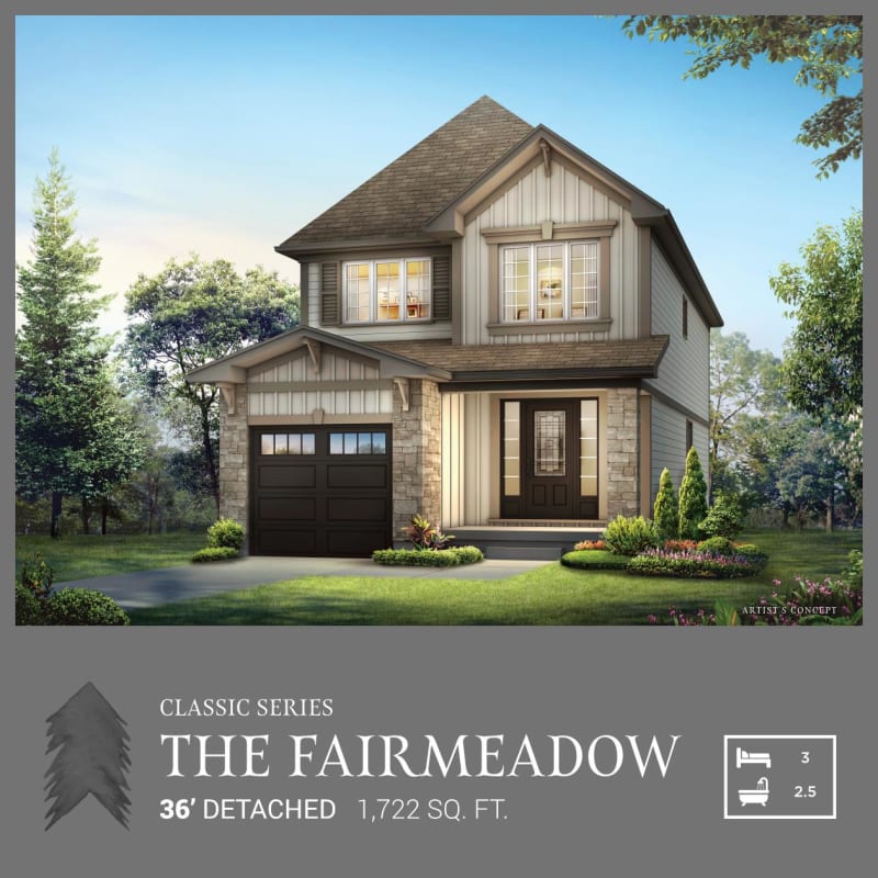 Fairmeadow Detached TwoStorey Pinehurst Homes Paris Ontario